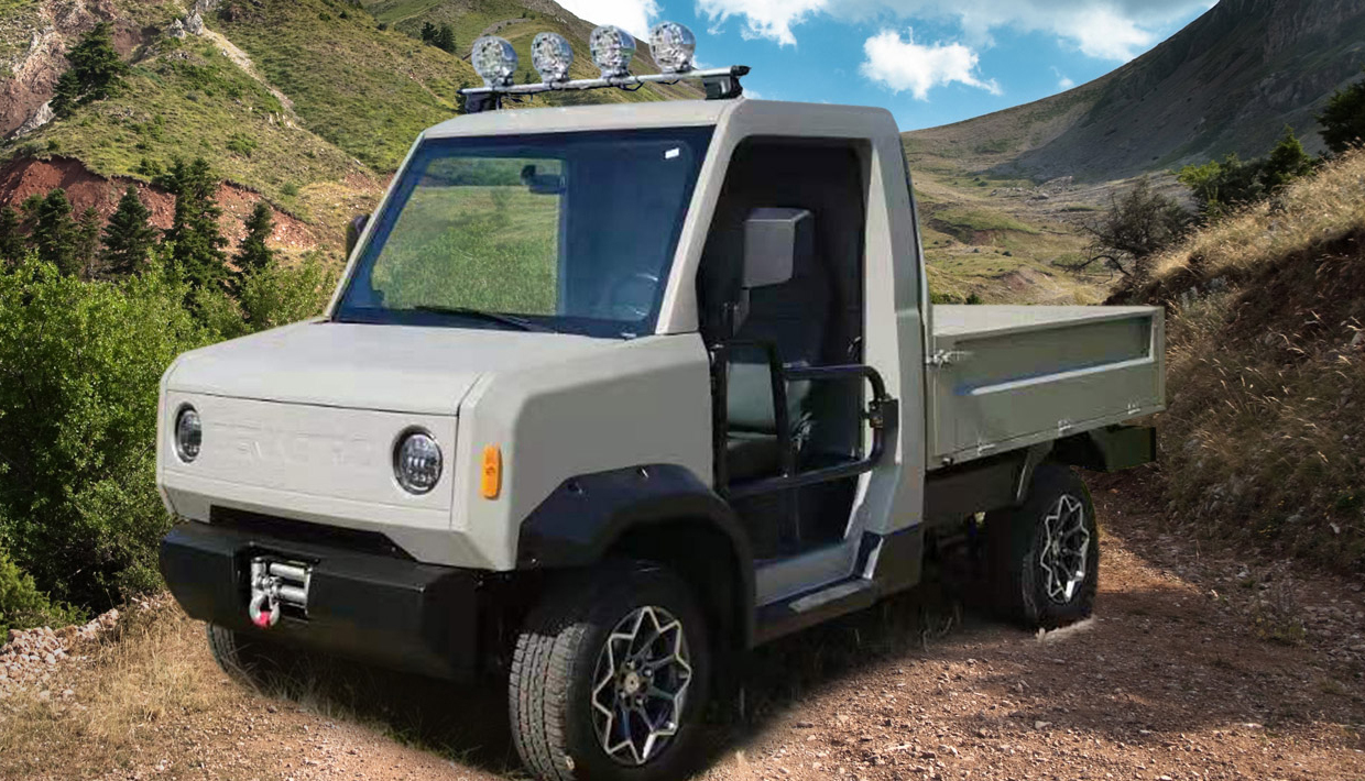 The Cenntro TeeMak is designed for off-road use.
