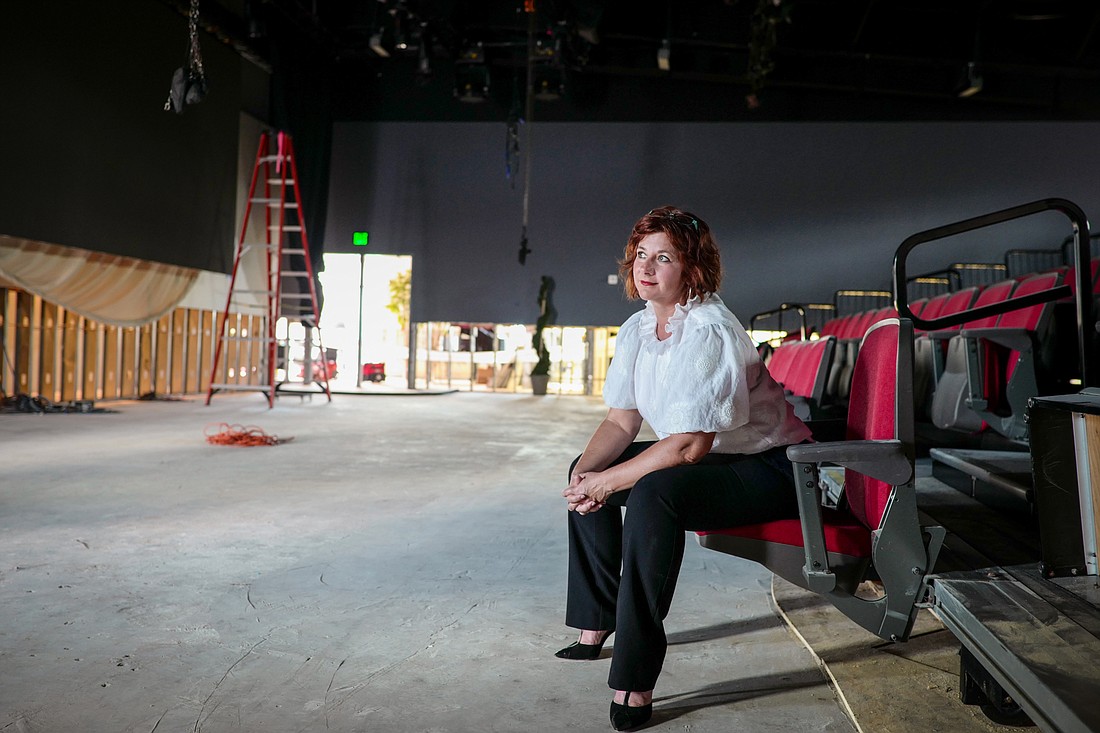 Laura Burns started her new job as  Opera Naples executive director a week after Hurricane Ian crushed Southwest Florida. (Photo by Reagan Rule)