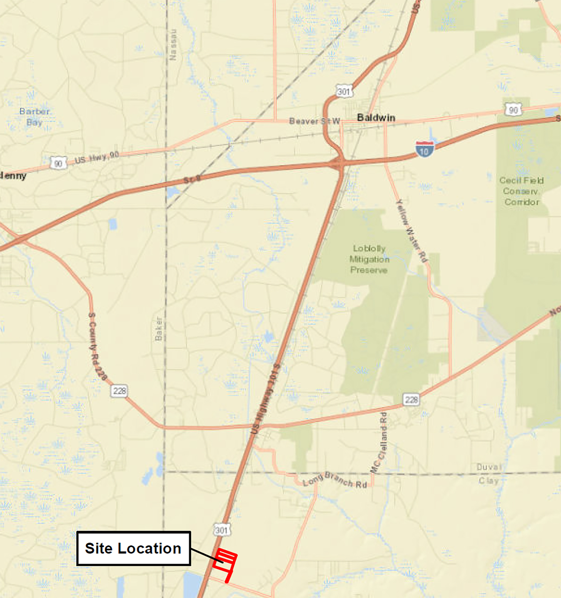 The 690,000-square-foot plant is planned on 81.2 acres along U.S. 301 in northwest Clay County about 10 miles south of Interstate 10.