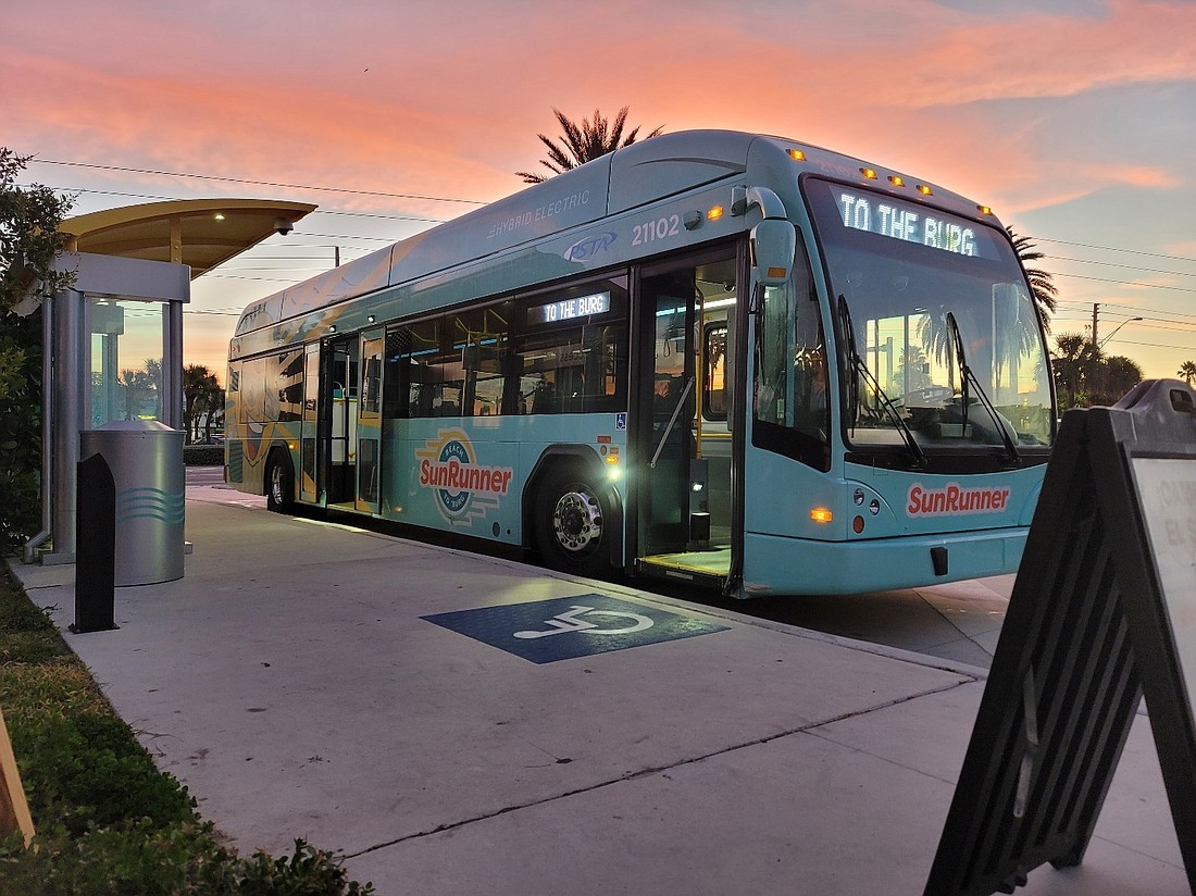 Years in the making, the $44 million, 10-mile SunRunner bus rapid transit line debuted on Oct. 21 in Pinellas County.