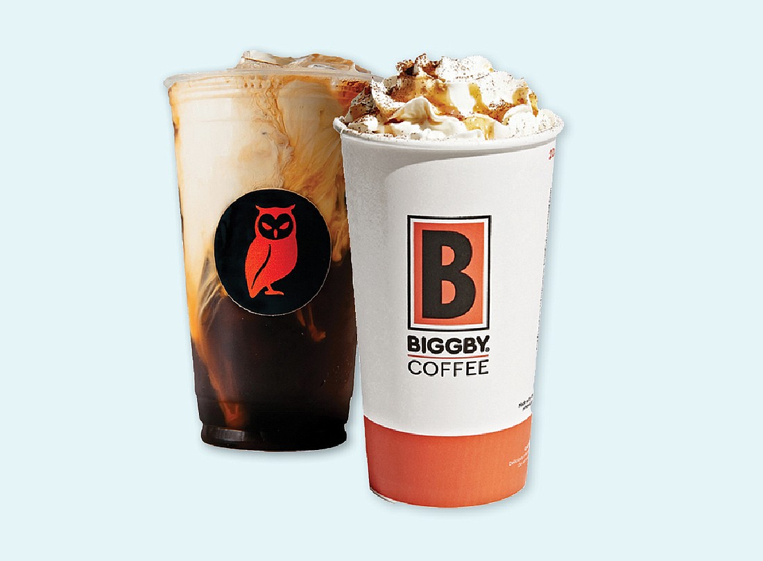 Red Owl Coffee Co. was founded in Valdosta, Georgia. Biggby Coffee is based in East Lansing, Michigan.