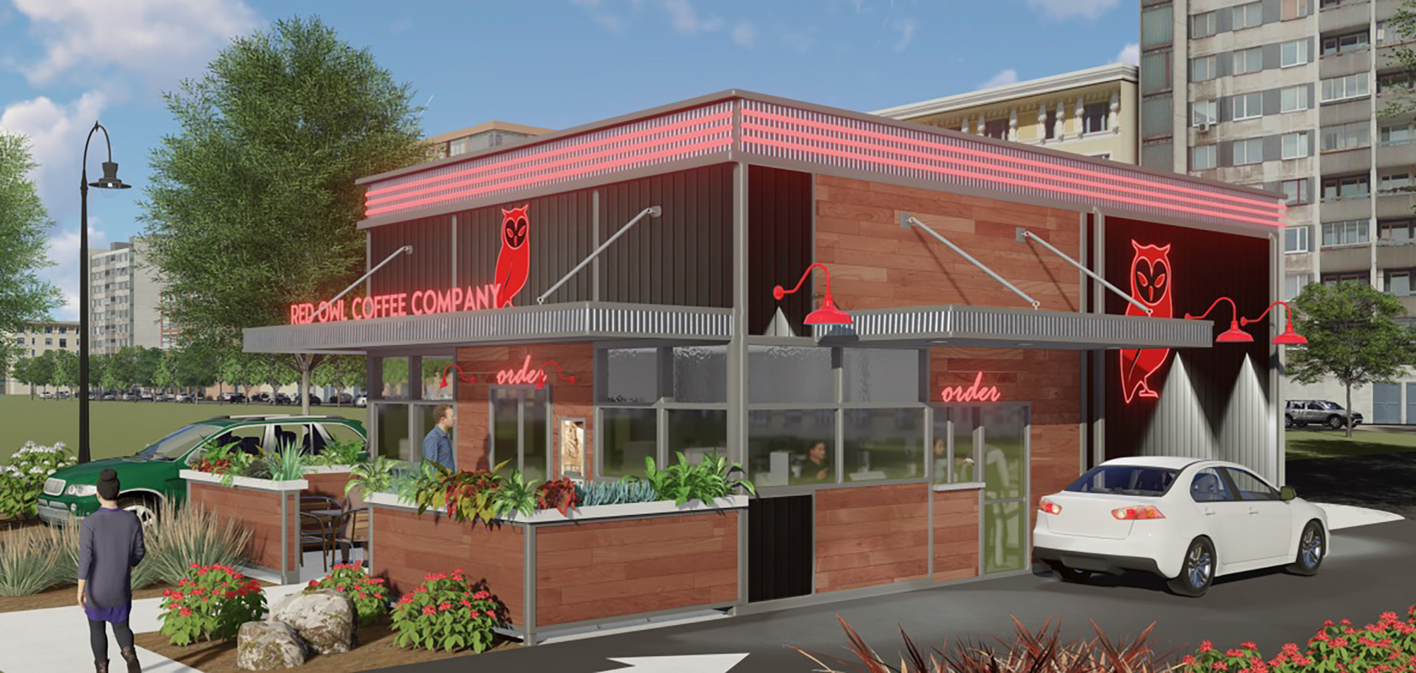 Red Owl Coffee intends to renovate a former car wash at 5720 University Blvd. W.