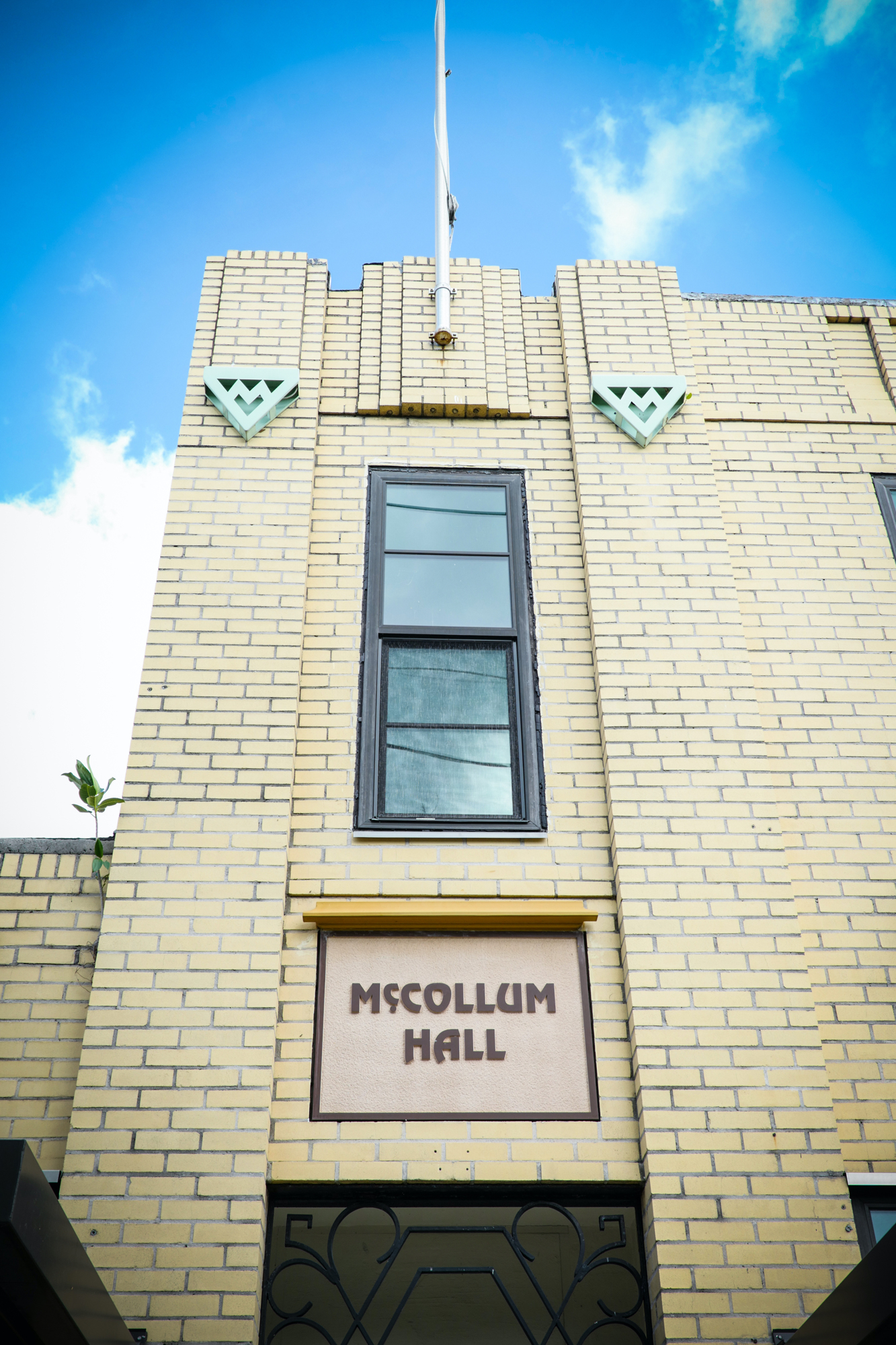 Built in 1938, McCollum Hall was added to the National Register of Historic Places on April 18, 2022. (Photo by Reagan Rule)