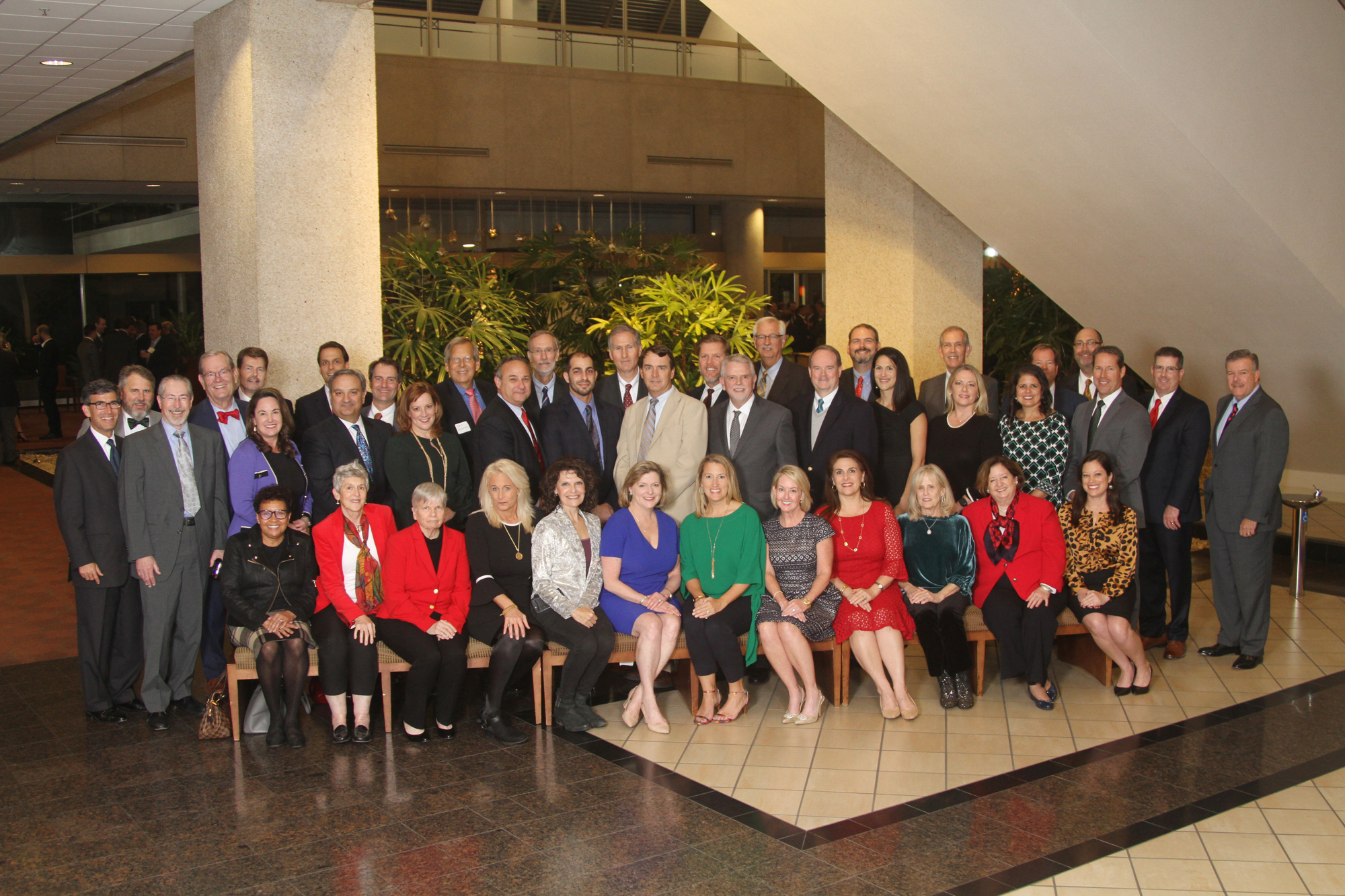 The group portrait of U.S. District Court, 4th Circuit and Duval County judges is part of the tradition at the JBA’s annual Bench & Bar Holiday Project.