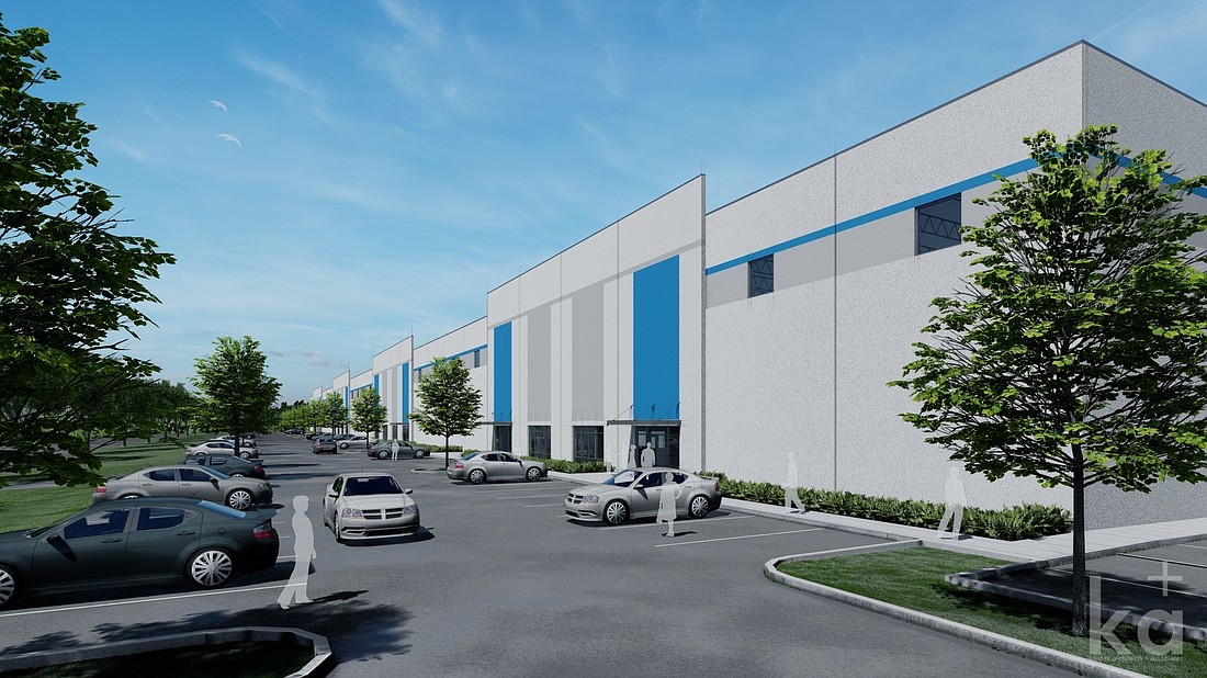 Lane Industrial Park is designed for two 160,000-square-foot warehouses at northwest Lane Avenue and 12th Street.