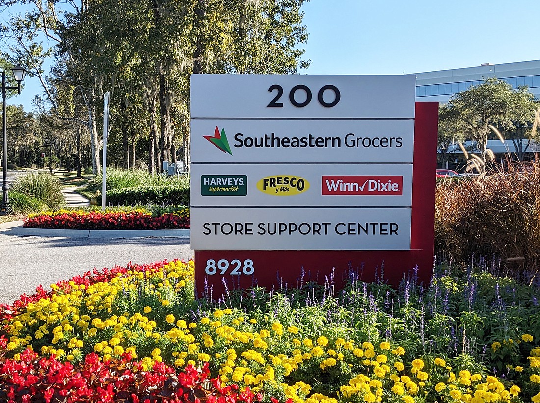 The Southeastern Grocers headquarters is at 8928 Freedom Commerce Parkway in Prominence office park.