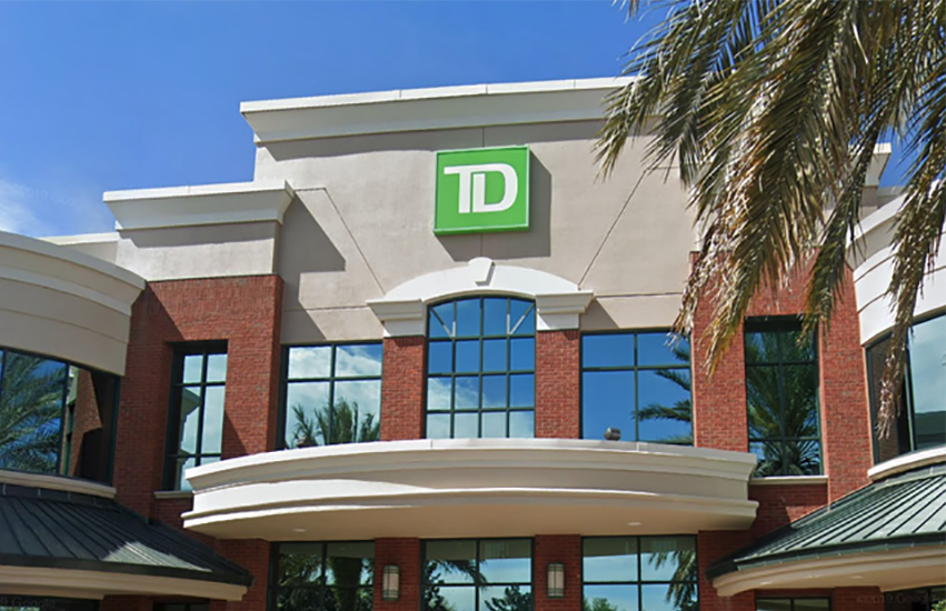 TD Bank is hiring more than 200 employees to staff its new customer contact center at 4600 Touchton Road E. in the Deerwood North office park.