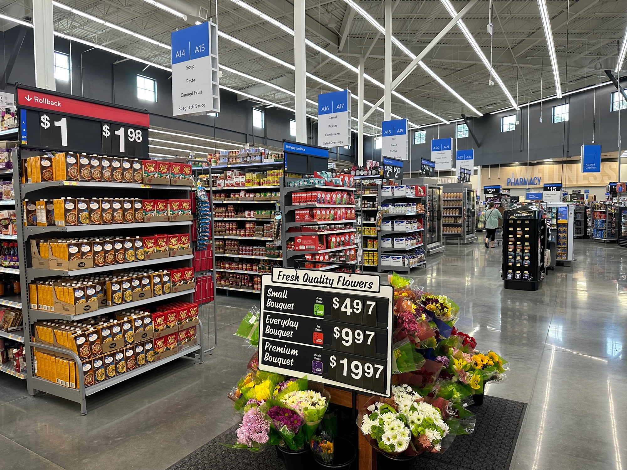 A Walmart Neighborhood Market is undergoing remodeling in Jacksonville