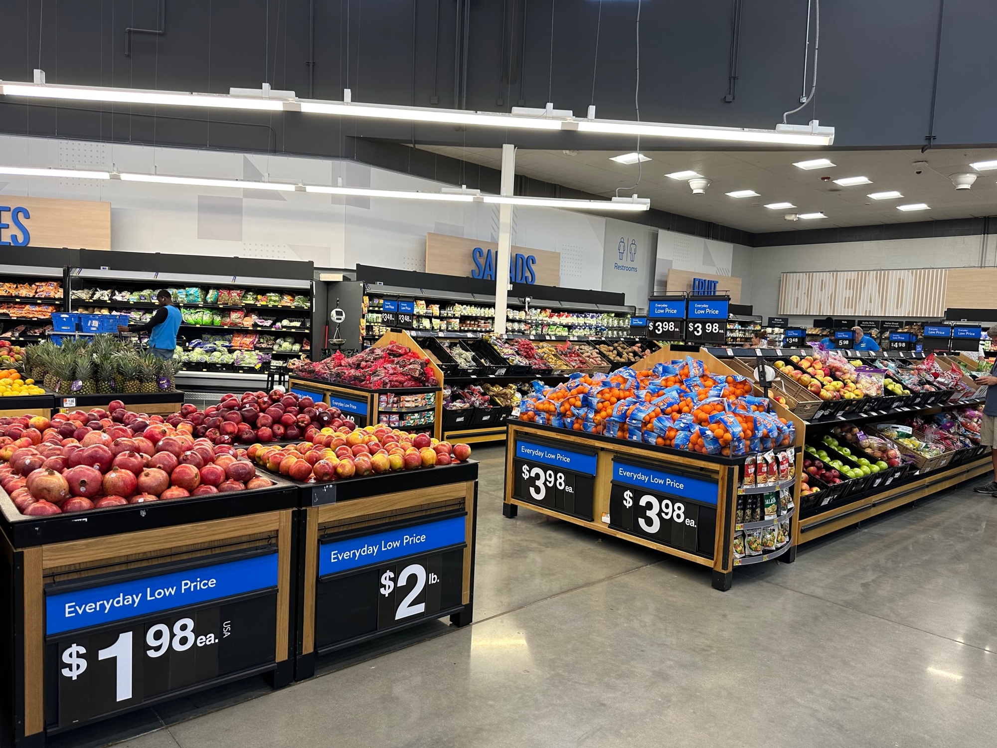 A Walmart Neighborhood Market is undergoing remodeling in Jacksonville