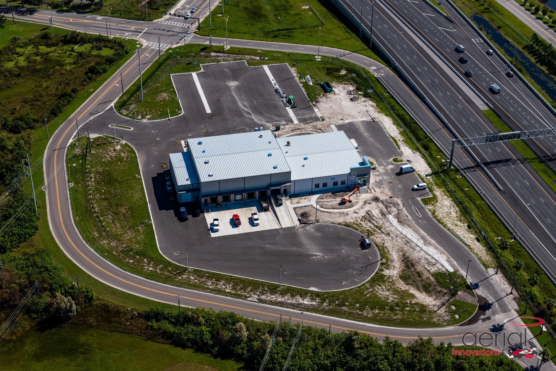 An aerial view of Coke Florida's new St. Pete sales and distribution center, which opened on Wednesday, Dec. 14. (Courtesy photo)