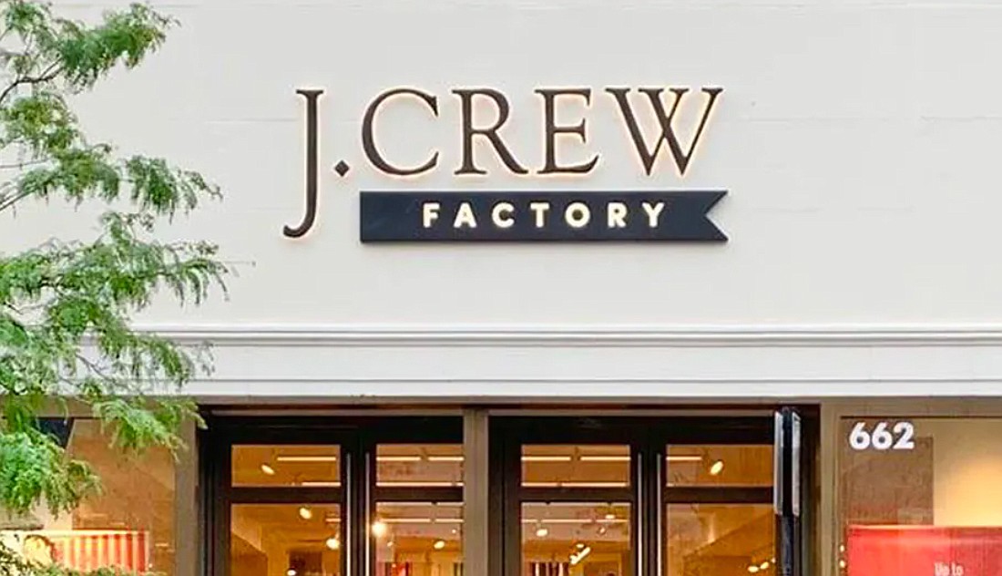 A J. Crew Factory store is planned in The Markets at Town Center.
