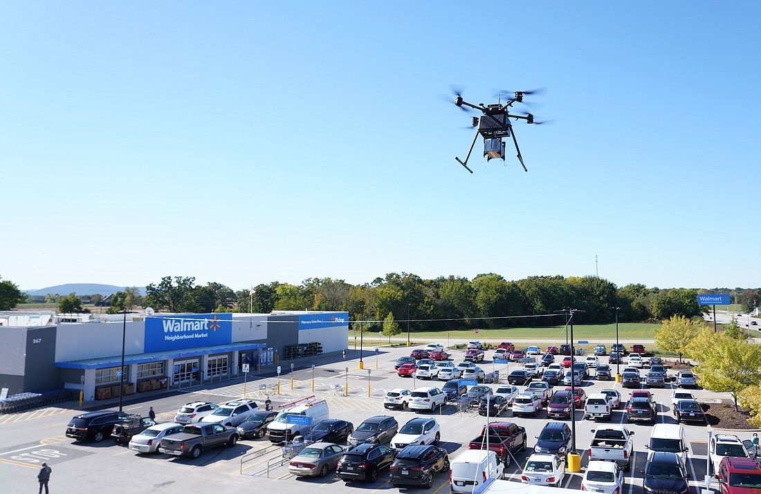Walmart has launched drone delivery service at four of its stores in the Tampa Bay region. (Courtesy photo)