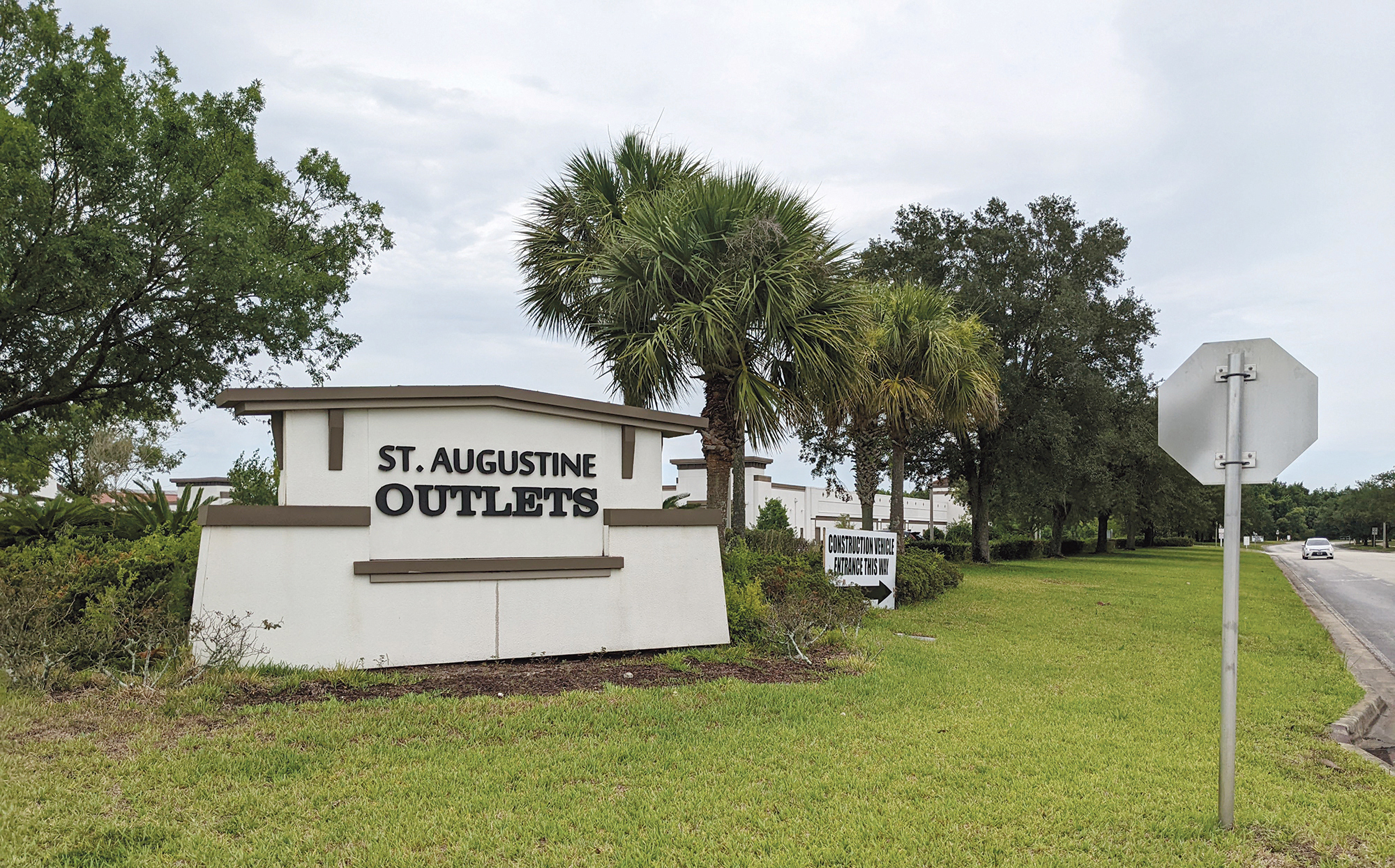 The St. Augustine Outlets is being demolished for apartments.