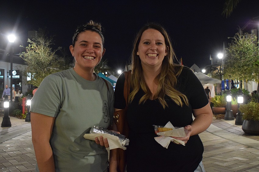 East County's Alyssa Miller and Juliya Hochstetler try a different food truck every time they go to Ranch Nite Wednesdays. One of their favorites is the cheese curds from Say Cheese Curd Company.