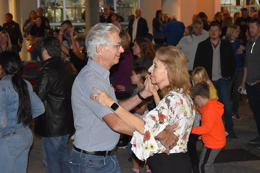 Bradenton's Karl King and Olga Cano dance to the music of Lisa & the Island Hoppers