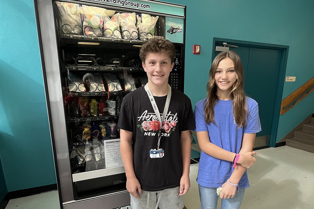 New school supplies vending machine meets Haile Middle students' needs