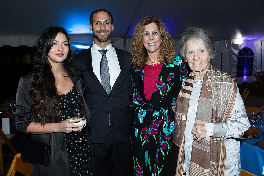 Rachel, Robert and Holly Smith with Margaret Roth