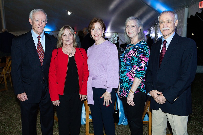 Mike Holmes, Linda Davis, Carol Cohen, Janette and Jack Gatesy