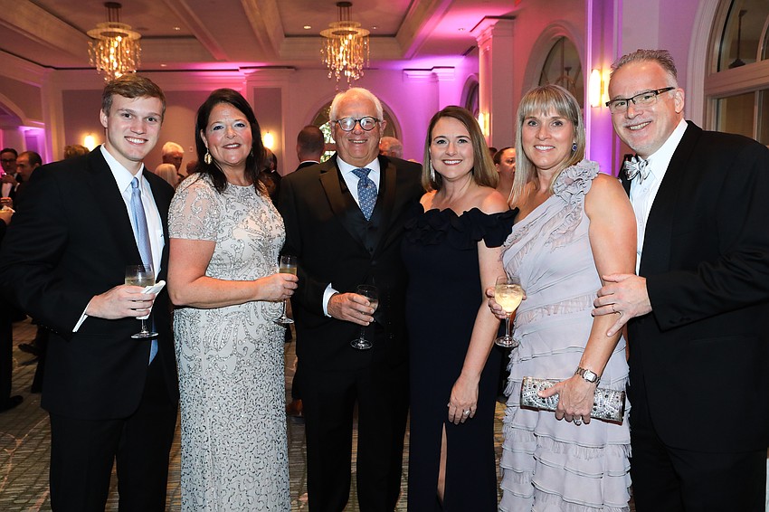 Kai Soderbergh, Dr. Karin Kroeger, Peter Soderbergh, Sarasota Memorial Healthcare Foundation president Stacey Corley, Libby and Jon Soderbergh