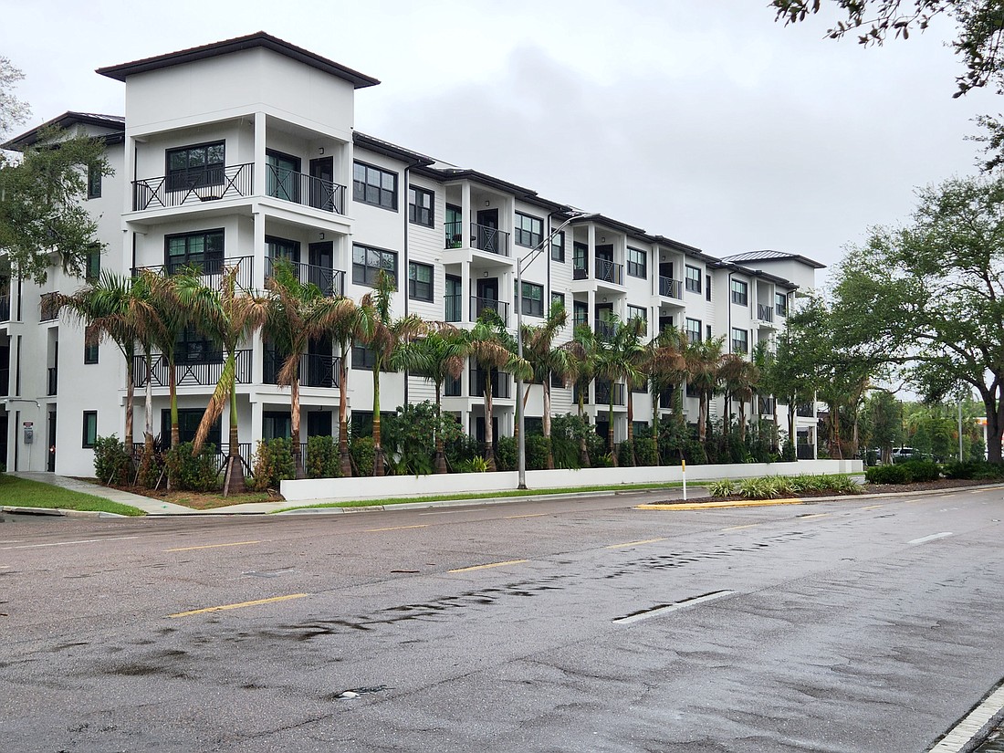 Sapphire apartments on North Tamiami Trail will be similar in appearance to Solle Apartments on U.S. 41 at 24th Street.