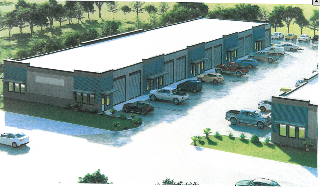 For 540 Flagler Road, the developer seeks to construct two buildings for small office or business warehouse space. Courtesy of the city of Ormond Beach