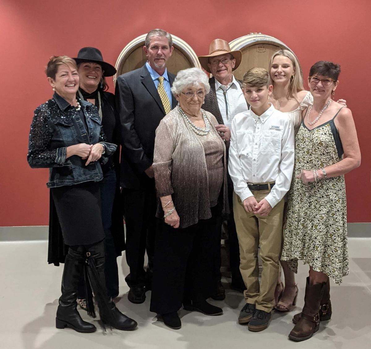 The Lenssen family. From left to right: Ann Dashow Lenssen, Emily Lenssen, Will Lenssen, Mary Lenssen, Bill Lenssen, Alex Lenssen, Mary Grace Lenssen and Sarah Lenssen. Courtesy photo