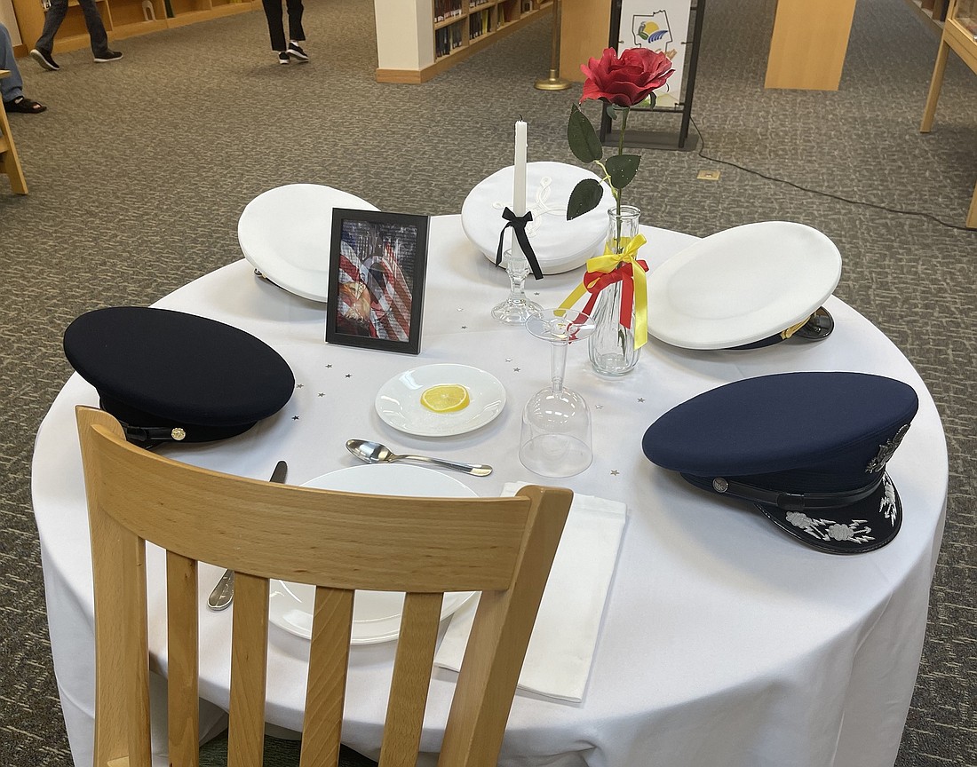The White Table Ceremony display. Courtesy photo