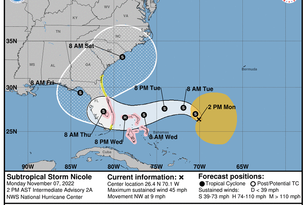 Volusia County Tropical Storm Nicole update 7: Last-minute safety  information, Observer Local News