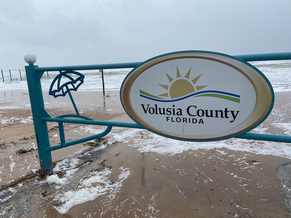 Volusia officials ask residents to stay off the beach. Photo by Jarleene Almenas