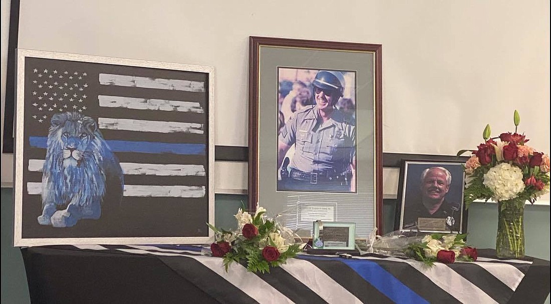 The Ormond Beach Police Department held a memorial tribute for fallen officer Robert F. Grim on Saturday, Nov. 12. Photo courtesy of OBPD/Facebook