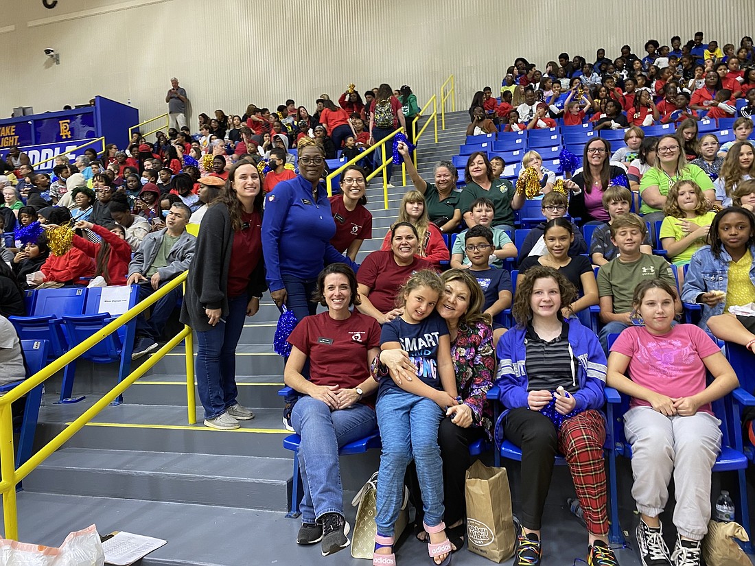 Embry-Riddle Athletics hosted Food Brings Hope's Kidzone, Teenzone, FBHonorsÂ and Change the Code students at a men's basketball game against the Flagler Saints. Courtesy photo