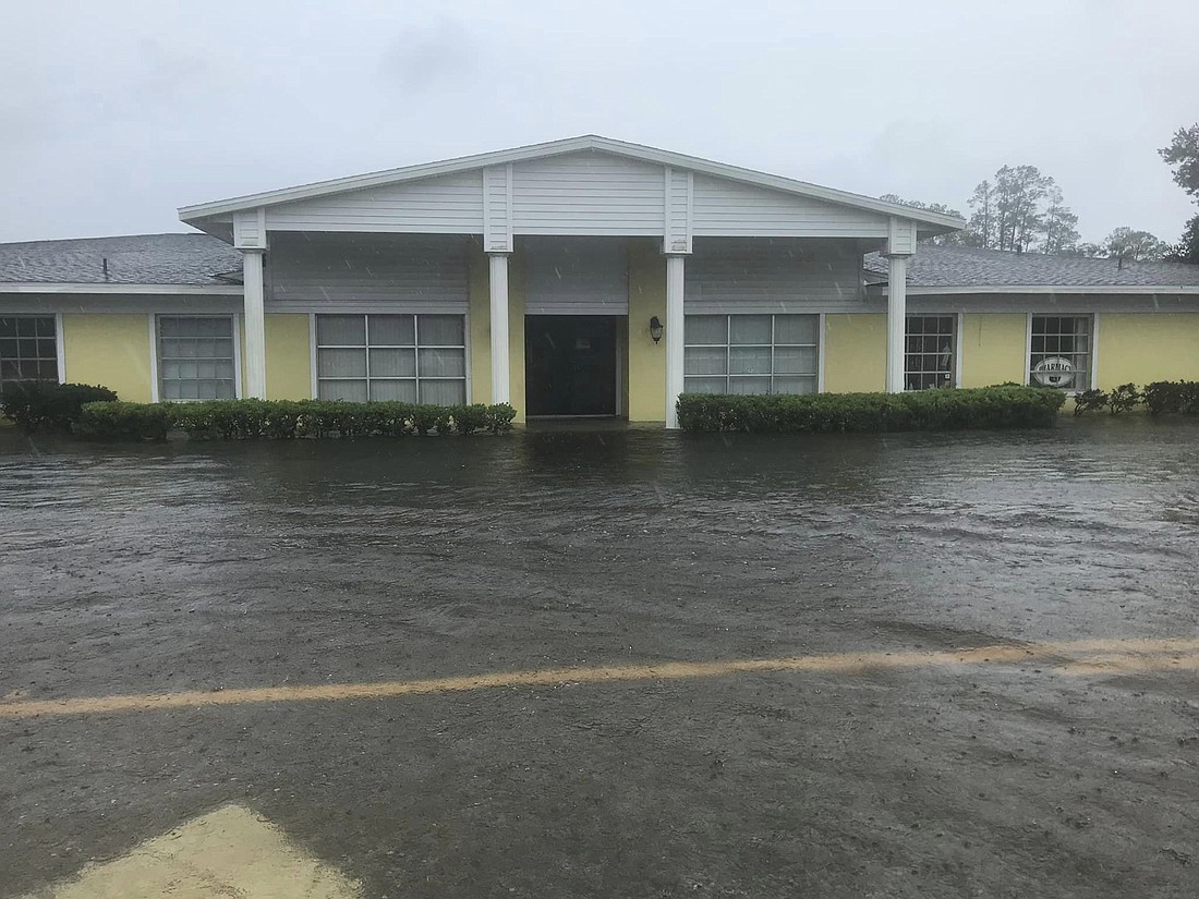 On East Moody Boulevard in Flagler County after Hurricane Ian. Photo courtesy of Flagler County Fire Rescue