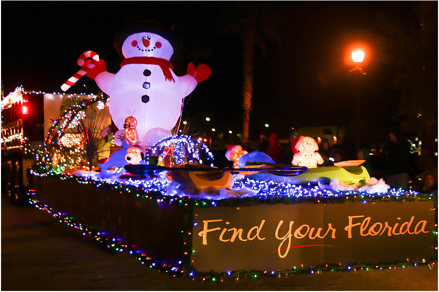 The city's Starlight float in 2017. Photo by Paige Wilson