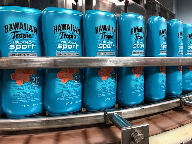 Edgewell Personal Care in Ormond Beach manufactures Banana Boat and Hawaiian Tropic sunscreen. Courtesy photo