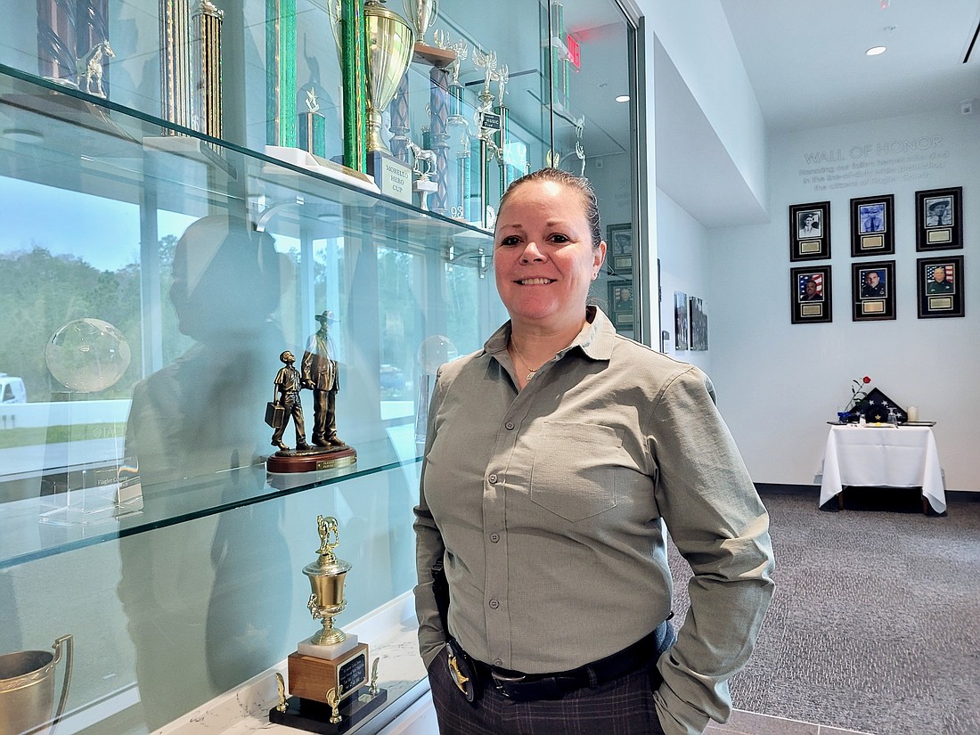 Master Detective Crista Rainey, 50, won the Law Enforcement Officer of the year in 2022 from the Florida Sheriff's Association. Photo by Sierra Williams