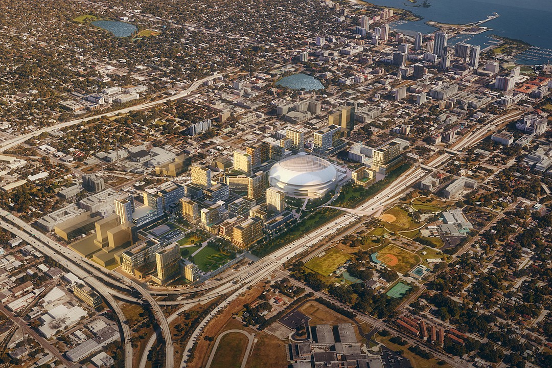 Tampa Pitches Rays on Domed Waterfront Stadium