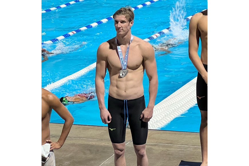 Seabreeze's Caleb Orchard placed in the top six in two events at the Class 2A state swim championships. Courtesy photo
