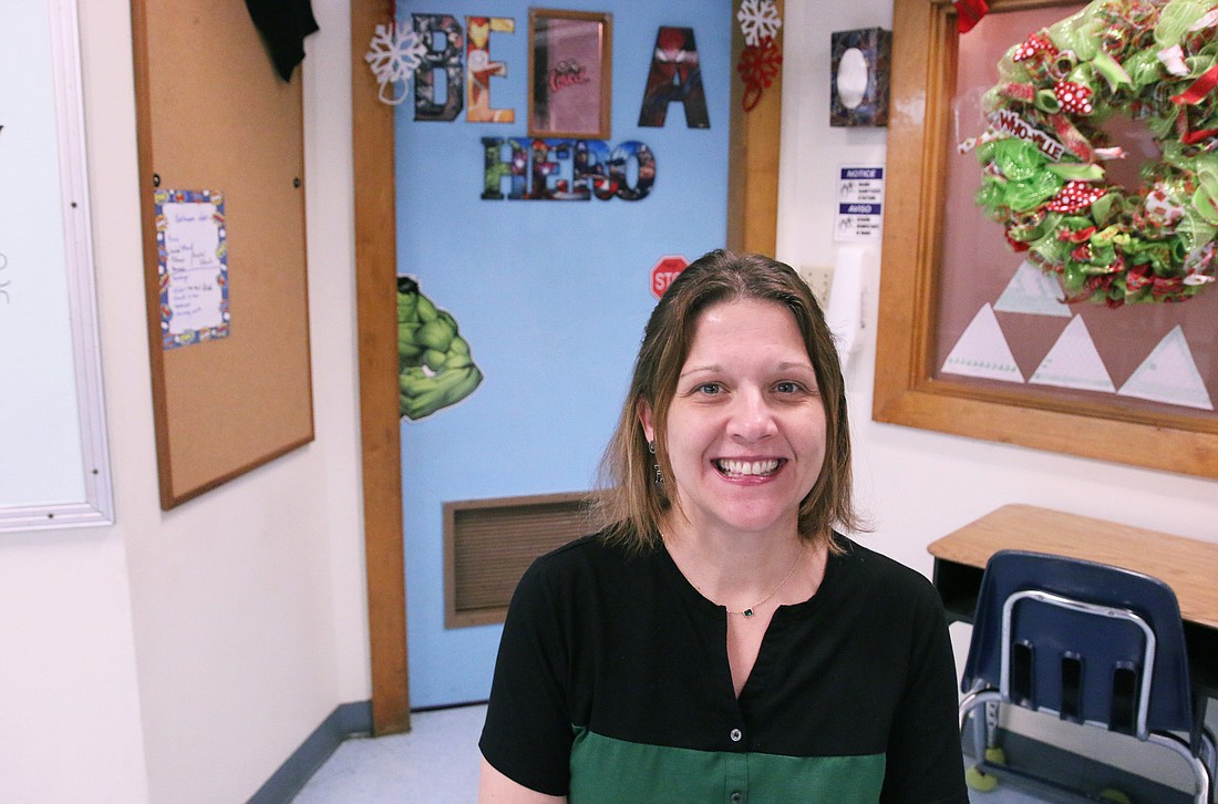 As a special education teacher, Beccy Schulze said one of her goals is to help students and teachers outside of her classroom.Â Photo by Jarleene Almenas