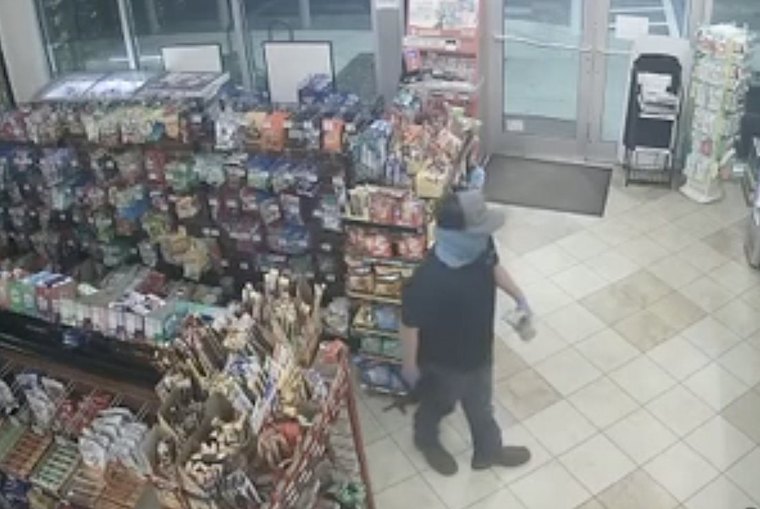 The armed robbery occurred at the Mobil gas station on Pine Lakes Parkway in Palm Coast. Photo courtesy of Flagler County Sheriff's Office