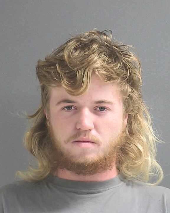 Collin Calvert, 21, of Volusia County has been arrested in connection to the Mobil gas station armed robbery. Photo courtesy of FCSO