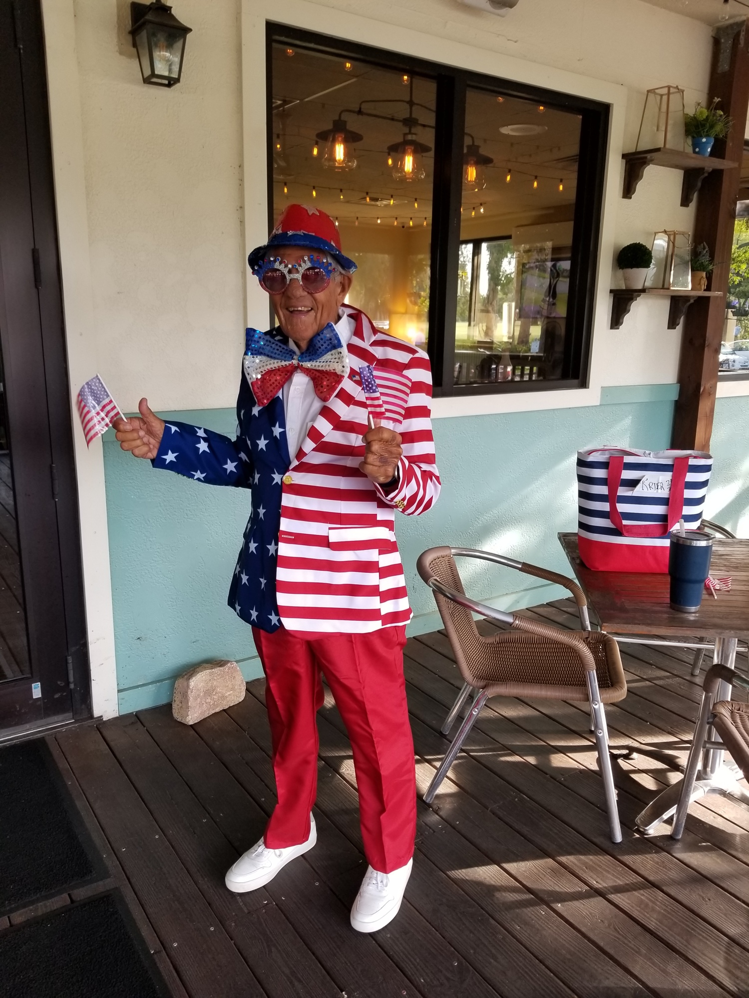 Al Krier in his Fourth of July outfit. Courtesy photo