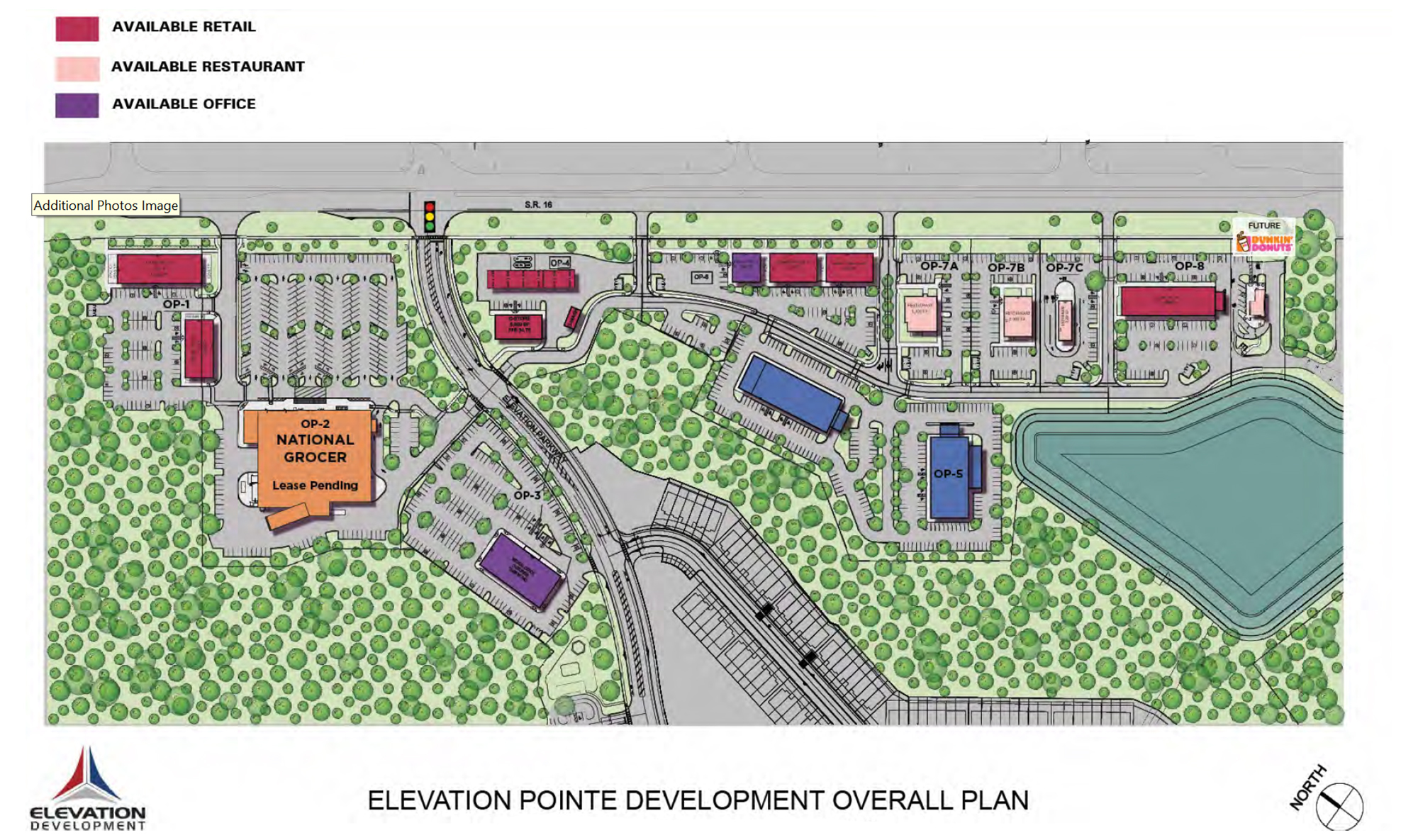 The development plan for Elevation Pointe.