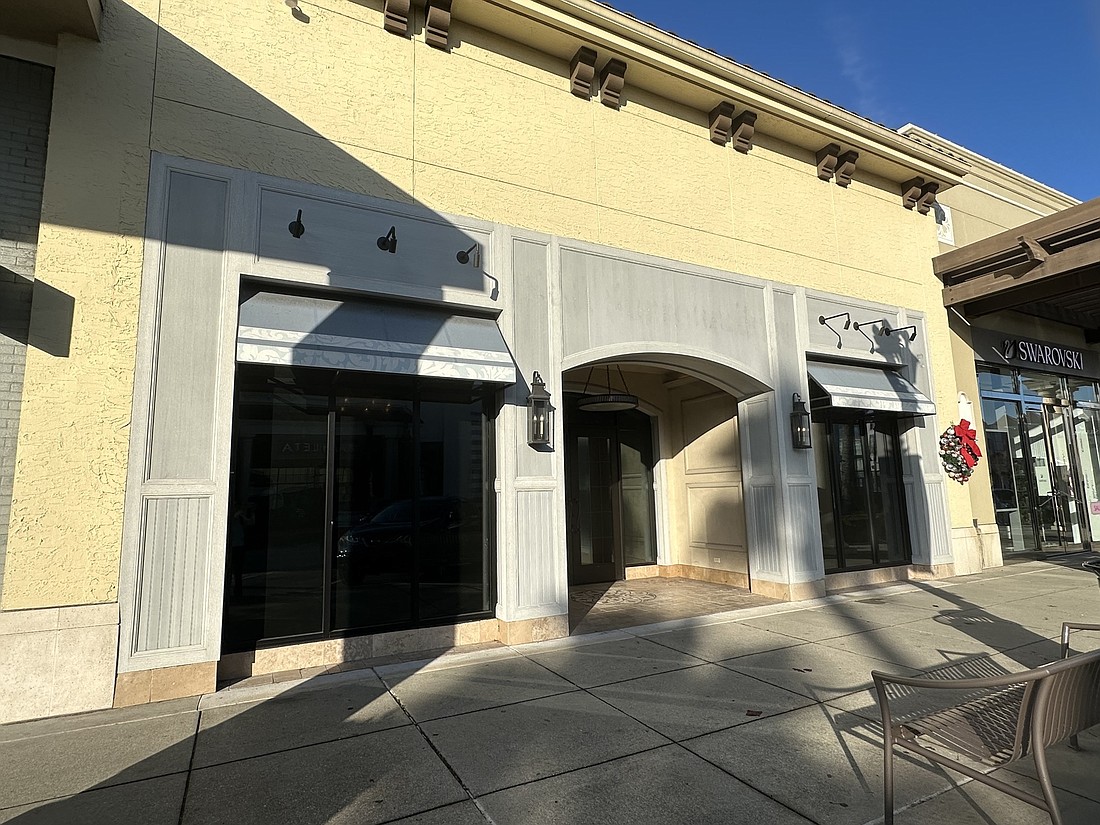 The former Soft Surroundings store in St. Johns Town Center is vacant.