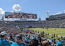 Where can you find shade at a Jacksonville Jaguars game?