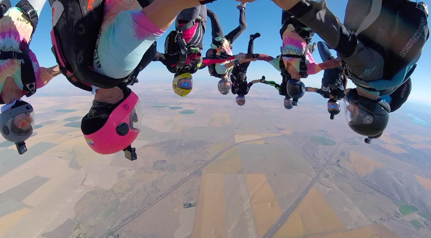 Dr. Jennifer Bocker says going skydiving feeds her adventurous spirit. (Nancy Koreen.)