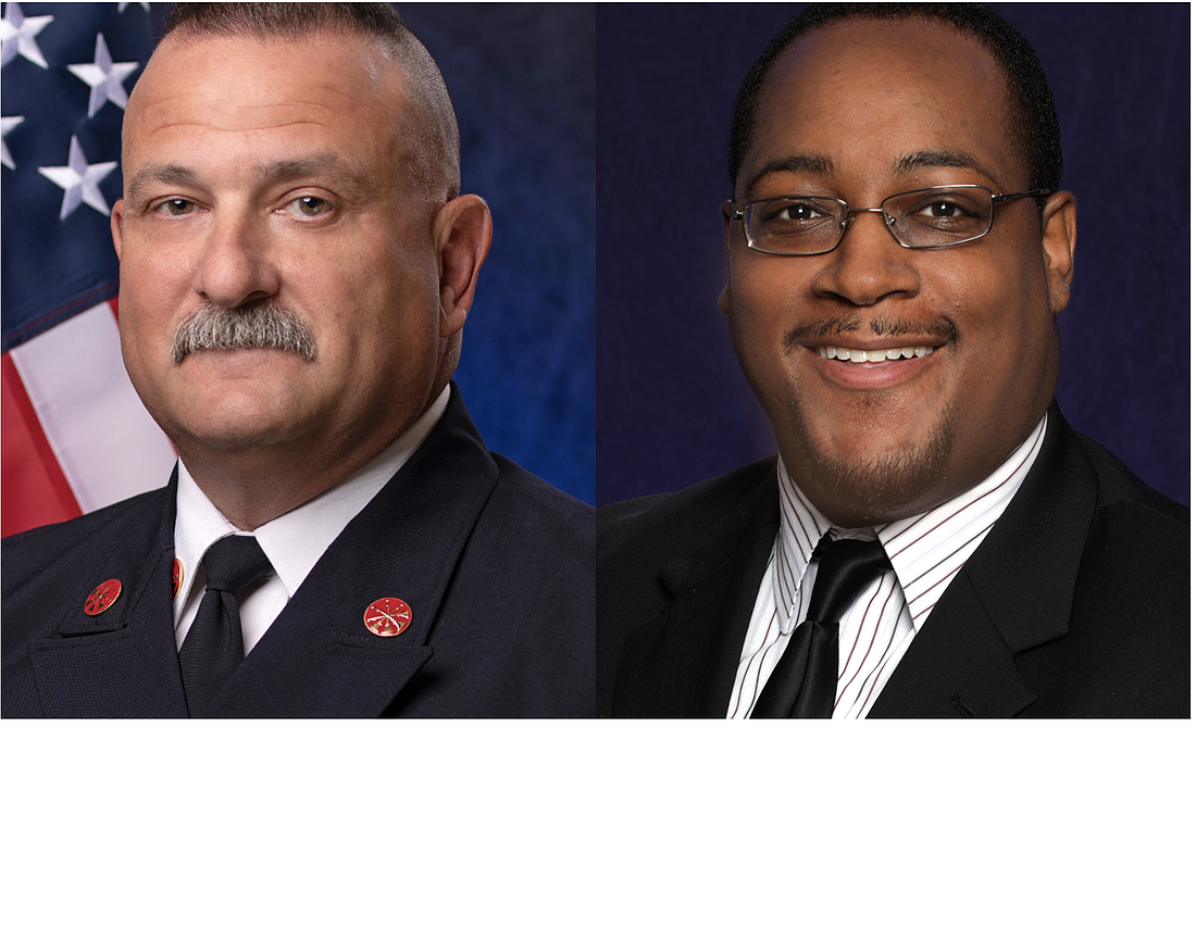 The Volusia County Council approved the promotions of Joe King and Jay Williams at its meeting on Thursday, Jan. 5. Courtesy photos