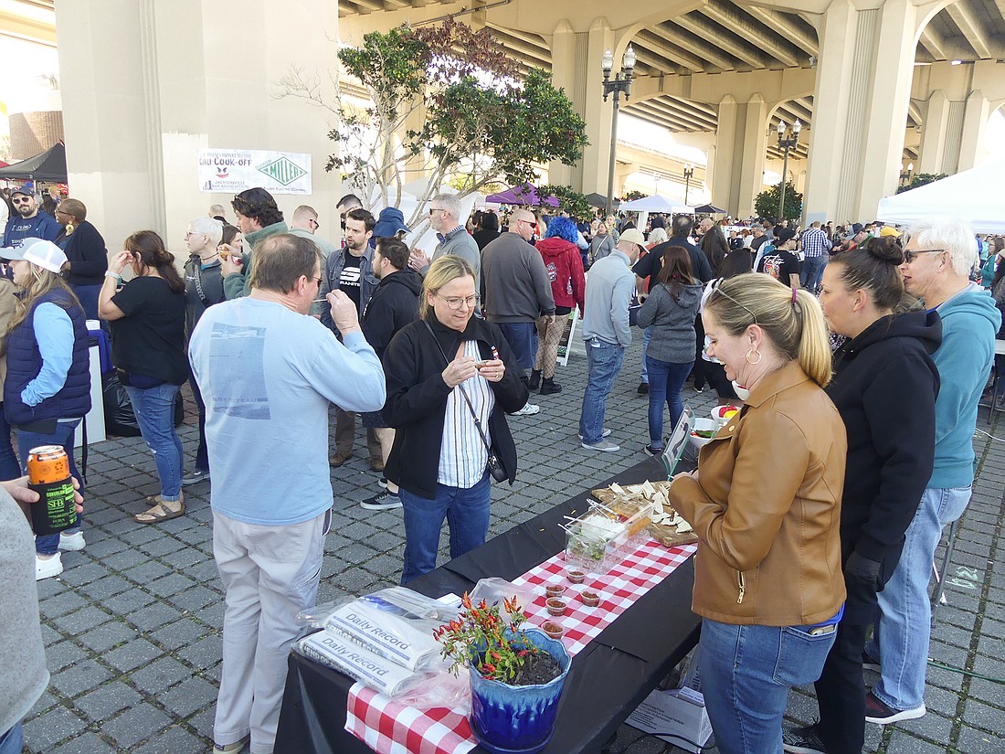 The Riverside Arts Market will again be the site of the annual Jacksonville Bar Association Young Lawyers Section Chili Cook-off. The event begins at 11 a.m. Feb. 25 under the Fuller Warren Bridge.