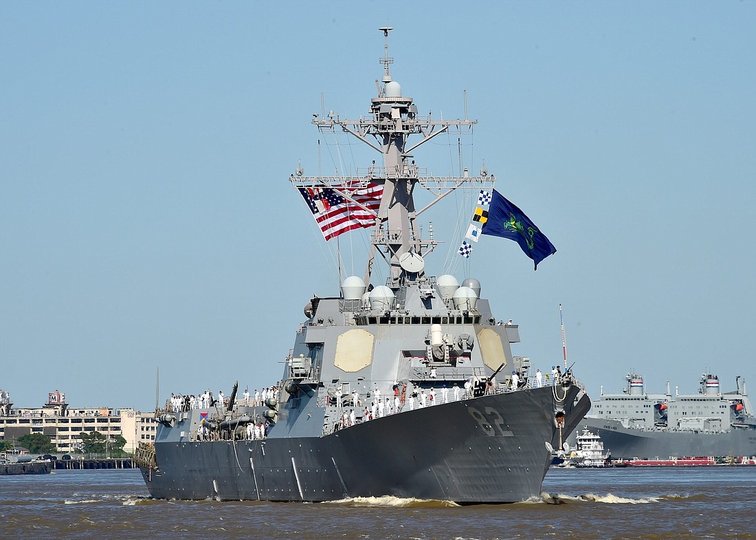 BAE Systems will refurbish the USS Larsen at its shipyard facilities in Jacksonville.