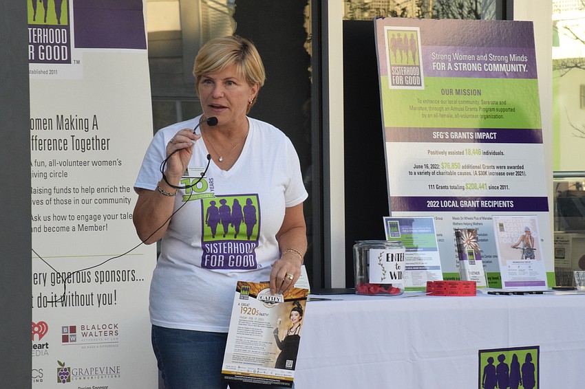 Angela Massaro-Fain, the founder of Sisterhood for Good, shares the nonprofit's mission.