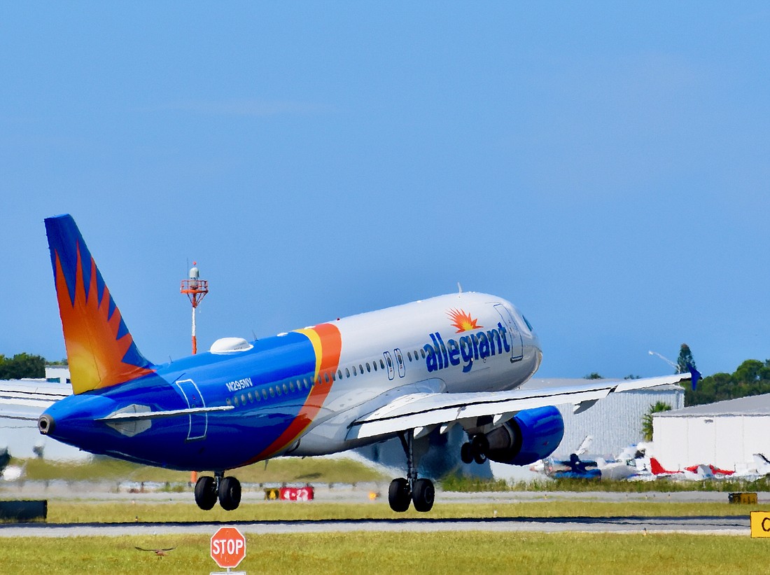 Allegiant is one of the top airlines at Sarasota Bradenton International Airport.